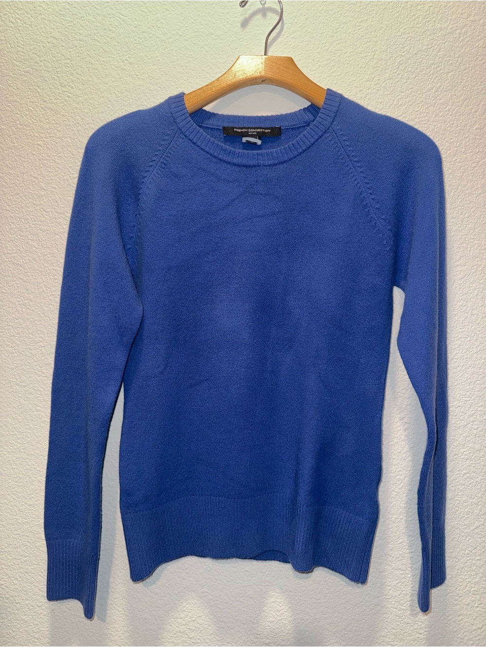 French Connection Royal Blue Crewneck Sweater — Size M